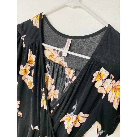 Xhilaration Floral Black Dress - Picture 4 of 7